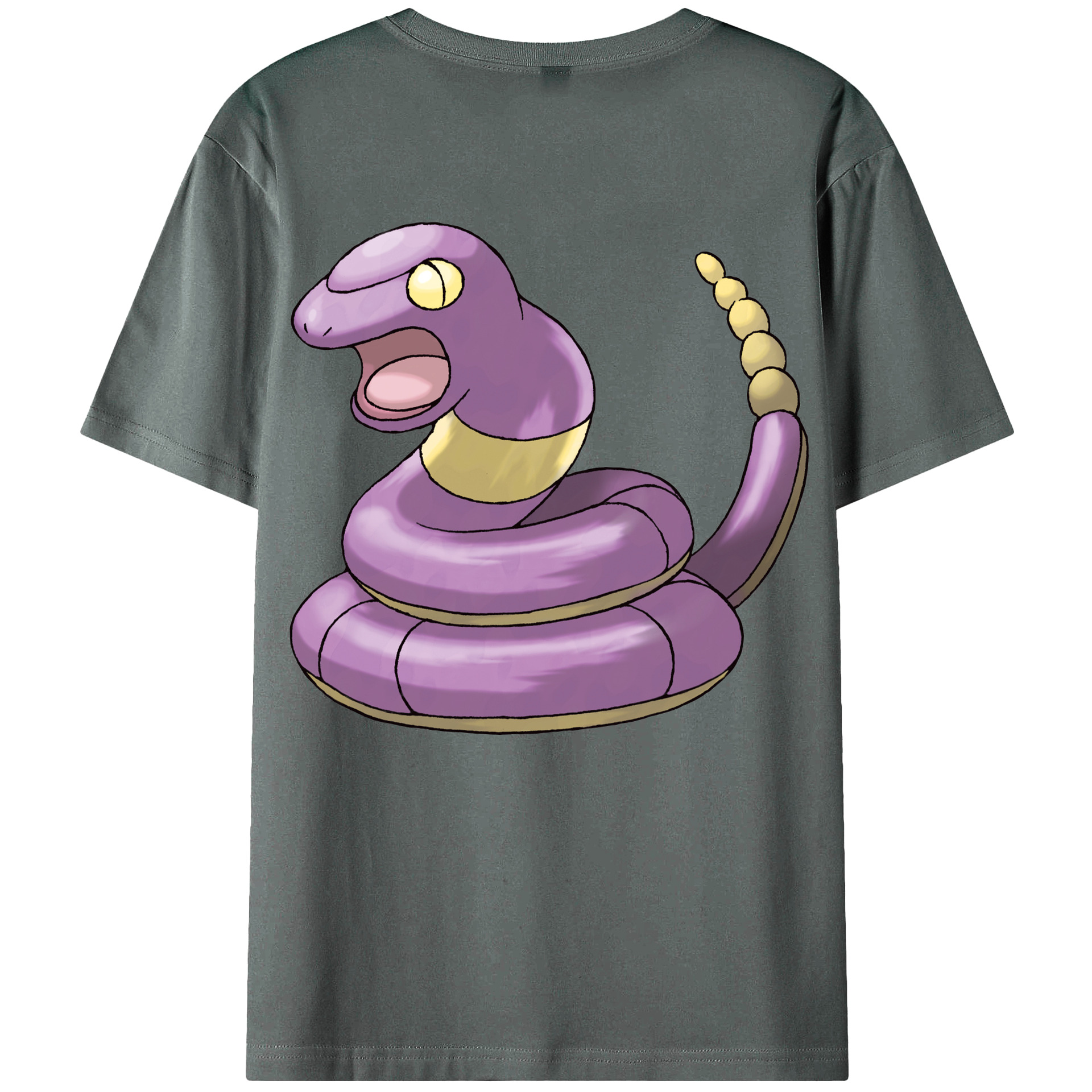 （画像用） ポケットモンスター Pokémon 綿100％ メンズ半袖Tシャツ（バックプリント） 通気性